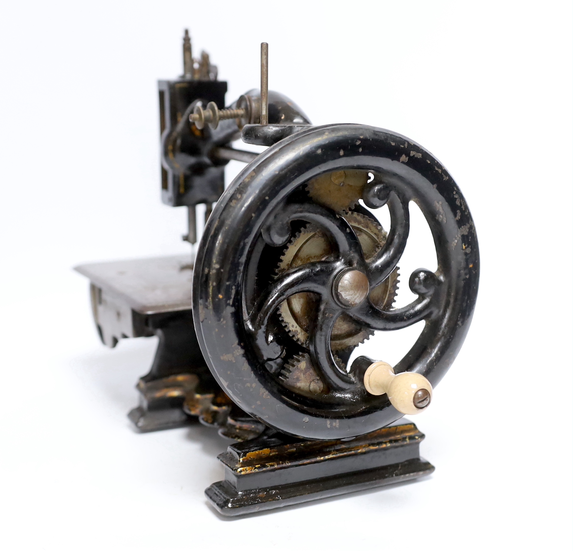 An 1870s Imperial Sewing Machine Co. Challenge model with box